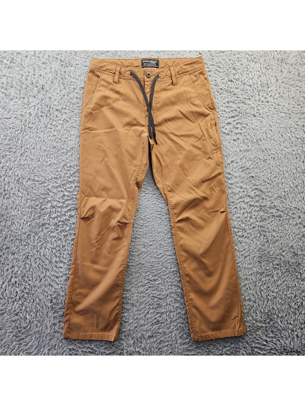 686 Men's Everywhere Pants Relaxed Fit 30x30 (Fits 30-31x28) Brown